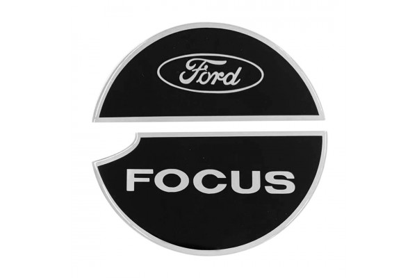 Race Axion Αυτοκόλλητο Σήμα Ford Focus 2008-2010 για Τάπα Βενζίνης Αυτοκινήτου σε Μαύρο Χρώμα