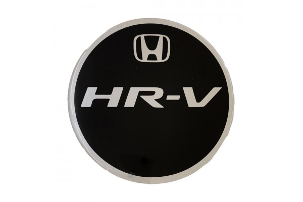 Race Axion Αυτοκόλλητο Σήμα Honda HR-V 2015-2018 16.7cm για Τάπα Βενζίνης Αυτοκινήτου σε Μαύρο Χρώμα