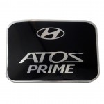 Race Axion Αυτοκόλλητο Σήμα Hyundai Atos 2000-2008 16.2cm για Τάπα Βενζίνης Αυτοκινήτου σε Μαύρο Χρώμα
