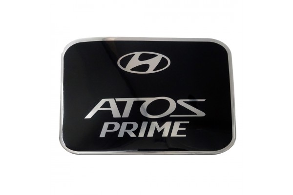 Race Axion Αυτοκόλλητο Σήμα Hyundai Atos 2000-2008 16.2cm για Τάπα Βενζίνης Αυτοκινήτου σε Μαύρο Χρώμα