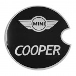 Race Axion Mini Cooper S 2001>2013 Αυτοκολλητο Ταπας Ρεζερβουαρ 16,2 cm ΜΑΥΡΟ/ΧΡΩΜΙΟ Με Επικαλυψη Εποξειδικης Ρυτινης (ΥΓΡΟ ΓΥΑΛΙ) - 1 ΤΕΜ.