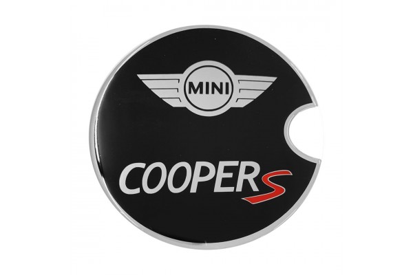 Race Axion Αυτοκόλλητο Σήμα Χρωμίου Mini Cooper S 2001-2013 15.7cm για Τάπα Βενζίνης Αυτοκινήτου
