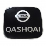 Race Axion Αυτοκόλλητο Σήμα Χρωμίου Nissan Qashqai 07'-17' 19 x 16.8cm για Τάπα Βενζίνης Αυτοκινήτου