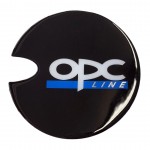 Race Axion Αυτοκόλλητο Σήμα Opel Corsa Opc 14.3cm για Τάπα Βενζίνης Αυτοκινήτου σε Μαύρο Χρώμα