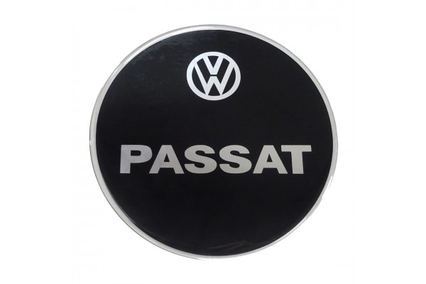 Race Axion Αυτοκόλλητο Σήμα VW Passat 1997-2005 14.2cm για Τάπα Βενζίνης Αυτοκινήτου σε Μαύρο Χρώμα