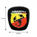 Race Axion Αυτοκόλλητο Σήμα Abarth 6.3x7.1cm για Πορτμπαγκάζ Αυτοκινήτου