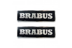 Race Axion Σήματα Brabus Βιδωτά για Πατάκια Εποξειδικής Ρυτίνης 10x3εκ 2τμχ