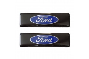 Ford Σηματα Βιδωτα 10 Χ 3 cm Εποξειδικης Ρυτινης (ΥΓΡΟ ΓΥΑΛΙ) Σε ΜΠΛΕ/ΧΡΩΜΙΟ Για Πατακια - 2 ΤΕΜ.