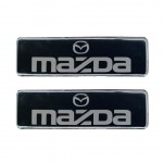 Mazda Σηματα Βιδωτα 10 Χ 3 cm Εποξειδικης Ρυτινης (ΥΓΡΟ ΓΥΑΛΙ) Σε ΜΑΥΡΟ/ΧΡΩΜΙΟ Για Πατακια - 2 ΤΕΜ.