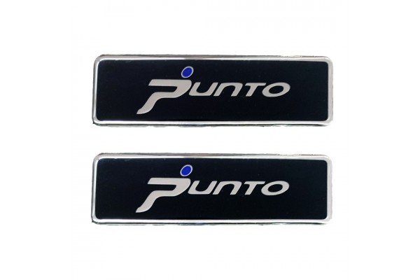 Fiat Punto Σηματα Βιδωτα 10 Χ 3 cm Εποξειδικης Ρυτινης (ΥΓΡΟ ΓΥΑΛΙ) Σε ΜΑΥΡΟ/ΧΡΩΜΙΟ Για Πατακια - 2 ΤΕΜ.