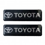 Toyota Σηματα Βιδωτα 10 Χ 3 cm Εποξειδικης Ρυτινης (ΥΓΡΟ ΓΥΑΛΙ) Σε ΜΑΥΡΟ/ΧΡΩΜΙΟ Για Πατακια - 2 ΤΕΜ. Toyota Σηματα Βιδωτα 10 Χ 3 cm Εποξειδικης Ρυτινης (ΥΓΡΟ ΓΥΑΛΙ) Σε ΜΑΥΡΟ/ΧΡΩΜΙΟ Για Πατακια - 2 ΤΕΜ.