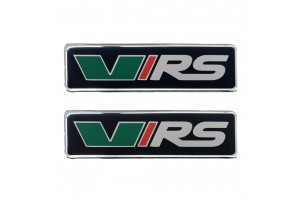 Race Axion Σήματα Skoda VRS Βιδωτά για Πατάκια Εποξειδικής Ρυτίνης 10x3εκ 2τμχ