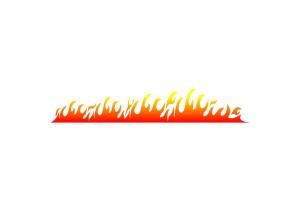 Lampa Αυτοκολλητο ΦΛΟΓΑ-ΚΟΚΚΙΝΟ L07756