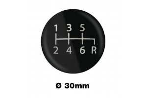 Αυτοκολλητο Layout TYPE-1 Φ30mm Για Πομολο Ταχυτητων