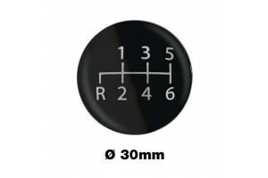 Αυτοκολλητο Πομπε Πλαστικο TYPE-2 Φ30mm Για Πομολο Ταχυτητων