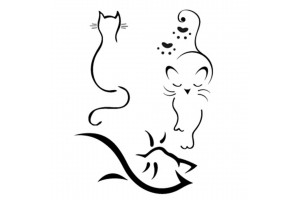 Αυτοκολλητα Γατες Kittens (ΦΥΛΛΟ 12 Χ 10 cm) - 3 ΤΕΜ.