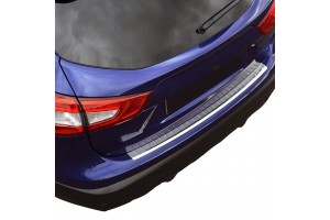 Nissan Qashqai 2014>2017 Τριμ Μαρκε Πορτ Μπαγκαζ Χρωμιο Μεταλλικο