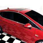 Opel Astra K 5D 2015> Τριμ Μαρκε Παραθυρων Αυτοκολλητα Χρωμιο Μεταλλικα 14 TEM.