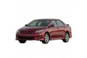 TOYOTA COROLLA SEDAN 2007-2013 TRIM ΠΑΡΑΘΥΡΩΝ ΑΝΟΞΕΙΔΩΤΟ ΑΤΣΑΛΙ ΧΡΩΜΙΟ - 4 ΤΕΜ.