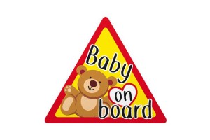 Lampa Σήμα Baby on Board Με Αυτοκόλλητο