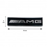 Race Axion Σήματα Mercedes AMG Βιδωτά για Πατάκια Εποξειδικής Ρυτίνης 10x3εκ 2τμχ