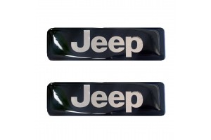 Race Axion Σήματα Βιδωτά Jeep για Πατάκια Εποξειδικής Ρυτίνης 10x3cm 2τμχ