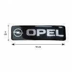 Opel Σηματα Βιδωτα 10 Χ 3 cm Εποξειδικης Ρυτινης (ΥΓΡΟ ΓΥΑΛΙ) Σε ΜΑΥΡΟ/ΧΡΩΜΙΟ Για Πατακια - 2 ΤΕΜ.