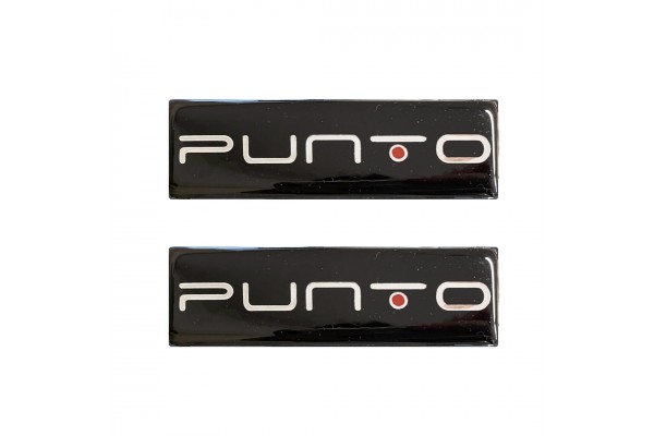 Race Axion Σήματα Fiat Punto 2012 Βιδωτά για Πατάκια Εποξειδικής Ρυτίνης 10x3εκ 2τμχ