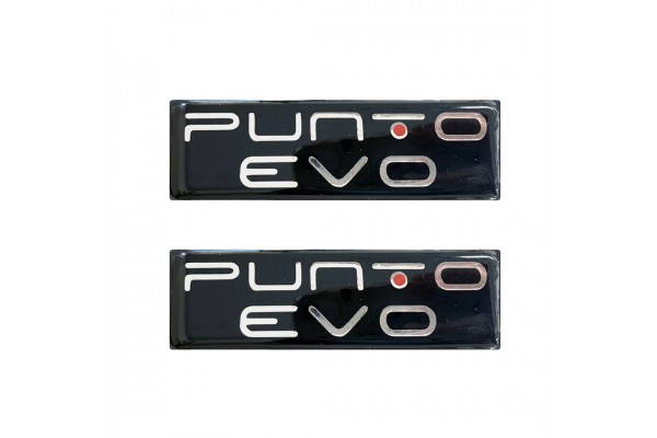 Race Axion Σήματα Fiat Punto Evo Βιδωτά για Πατάκια Εποξειδικής Ρυτίνης 10x3εκ 2τμχ