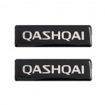 Nissan Qashqai Σηματα Βιδωτα 10 Χ 3 cm Εποξειδικης Ρυτινης (ΥΓΡΟ ΓΥΑΛΙ) Σε ΜΑΥΡΟ/ΧΡΩΜΙΟ Για Πατακια - 2 ΤΕΜ.