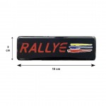 Race Axion Σήματα Peugeot Rallye Βιδωτά για Πατάκια Εποξειδικής Ρυτίνης 10x3εκ 2τμχ