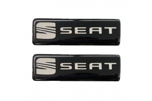 Race Axion Σήματα Seat Βιδωτά για Πατάκια Εποξειδικής Ρυτίνης 10x3εκ 2τμχ