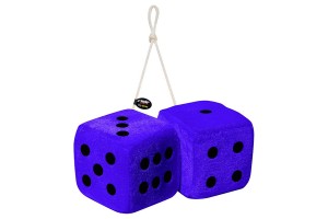 Simoni Racing Διακοσμητικά Ζάρια Μπλε