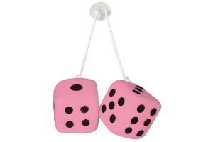 Lampa Lucky Vegas Διακοσμητικά Ζάρια Ροζ