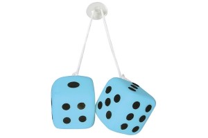 Lampa Lucky Vegas Διακοσμητικά Ζάρια Γαλάζια 7x7cm