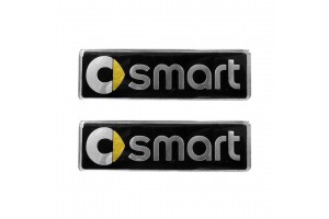 Race Axion Smart Σήματα για Πατάκια Εποξειδικής Ρητίνης Βιδωτά Μαύρο/Χρυσό/Χρώμιο 2τμχ