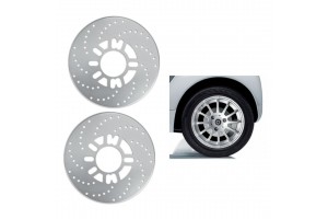 Simoni Racing Διακοσμητικά Δισκόφρενα Αλουμινίου Φ255mm 2τμχ