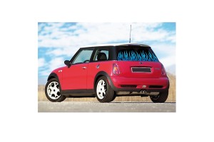 Lampa Αυτοκόλλητο Αυτοκινήτου Φλόγες σε Μπλε Χρώμα