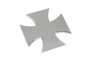 Lampa 3D Cross Αυτοκόλλητο Αυτοκινήτου Χρωμίου