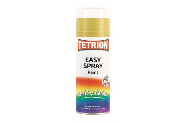Tetrion Σπρέι Βαφής Easy Spray Bright Gold 400ml