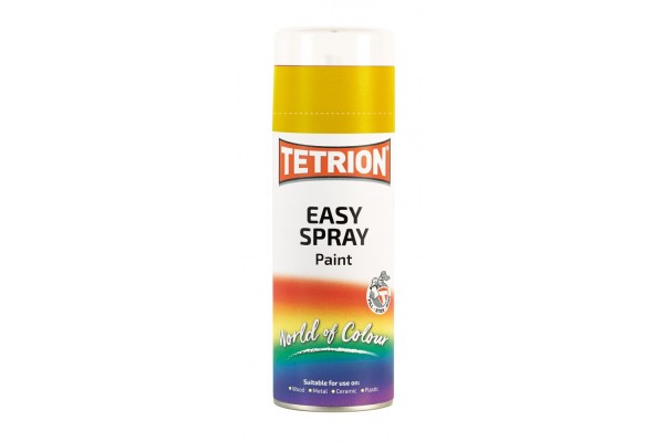 Tetrion Easy Spray Ακρυλικό Σπρέι Βαφής Κίτρινο 400ml