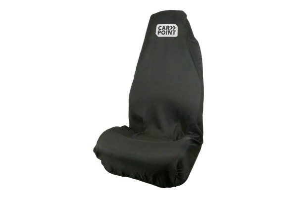 Κάλυμμα καθίσματος μαύρο με λογότυπο CARPOINT(0620705)