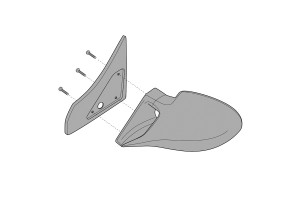 Lampa Βάση Καθρέπτη Ford ΚΑ 1996