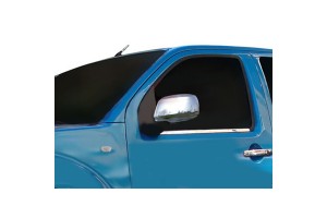 Nissan Navara D40 2006+ Trim Μαρκε Παραθυρων Αυτοκολλητα Χρωμιου 4ΤΕΜ.
