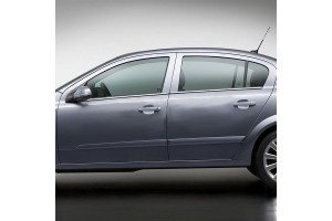 Opel Astra H 4D 2004+ Trim Μαρκε Παραθυρων Αυτοκολλητα Χρωμιου 4ΤΕΜ.