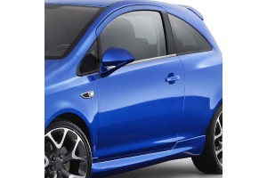Opel Corsa D 3D 07>14 Trim Μαρκε Παραθυρων Αυτοκολλητα Χρωμιου 2ΤΕΜ.