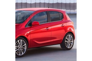 Opel Corsa E 5D 2015+ Trim Μαρκε Παραθυρων Αυτοκολλητα Χρωμιου 6ΤΕΜ.