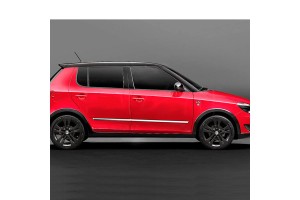 SKODA FABIA 5D 2013+ ΠΡΟΣΤΑΤΕΥΤΙΚΗ ΦΑΣΑ ΠΟΡΤΑΣ ΠΛΑΣΤΙΚΟ ΧΡΩΜΙΟ 8ΤΕΜ.