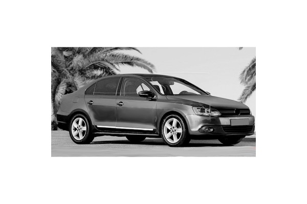 VW Jetta 4D 2011+ Προστατευτικη Φασα Πορτας Πλαστικο Χρωμιο 8ΤΕΜ.