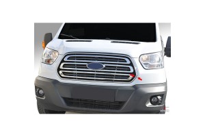 Ford Transit 2014+ Διακοσμητικες Γρυλλιες Μασκας Εμπρος Χρωμιου 2ΤΕΜ.